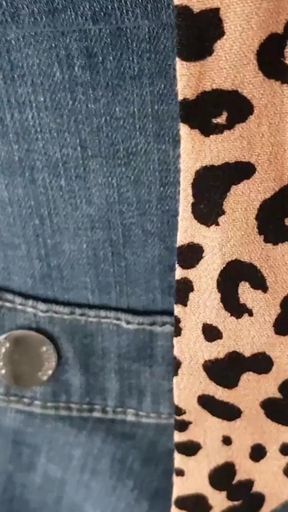 Dany Leg in Nylon Cums on Mirror