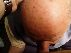 Very old man Sucking Cock