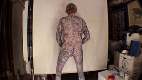 danish inked porn actor leeharper pinnomen show cock and asshole – his asshole is then fucked by the long silver dildo and in his cumshot he flushes his creamy boy juice right in front of your eyes !