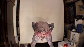 danish inked porn actor leeharper pinnomen show cock and asshole – his asshole is then fucked by the long silver dildo and in his cumshot he flushes his creamy boy juice right in front of your eyes !