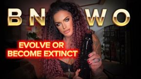 BNWO: EVOLVE OR BECOME EXTINT - MistressRavenFD explains what life will be like for a little white boi sissy now that the BNWO has arrived