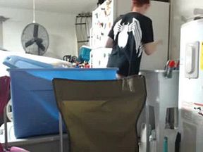 Horny homemade shaved pussy, cellphone, selfie sex clip