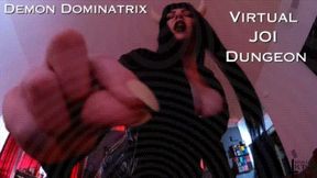 Demon Dominatrix Virtual JOI Dungeon - WMV - A Mesmerize into Multiple Orgasms Clip featuring Jane Judge in Cosplay with Shrinking, Giantess, Special Effects, Humiliation, High Heels, Dildo Worship, and Magical Control