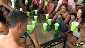 Sexy College Girls Enjoy Rough Party Sex in Dorm Room Together