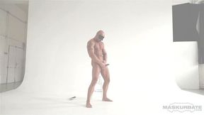 Straight Big Dick VERY Muscular Solo Amateur Masturbates 4 U