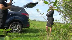 Milf beauty Julia North prefers anal creampie  Behind the scenes