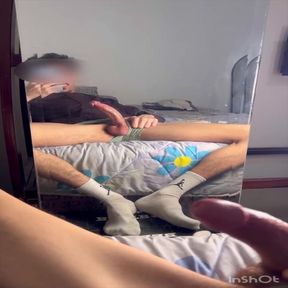 A Fan Asked Me to Cum for Him Holding My Big Balls