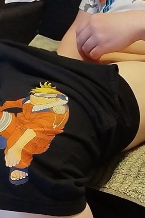 Chubby Nerd Boi Watches Porn and Cums Twice