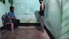 Indian Gay Sex Big Cock Fucking Twink Boy with Dance Desi Stepfather