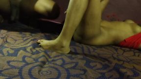 Fingers Are Being Inserted Into the Vagina of a Stepsister-in-law in Kolkata and She Is Being Pushed Very Hard and She Is Scream