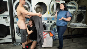 Laundry turns into a gay bareback cage - Malik Delgaty , Cristiano