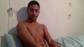 Hot College Hunk  Talking and Jerking Off, Some Ass Show