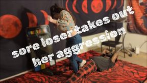 Sore Loser Handcuffs, Stomps, & Punishes "Cheating" Gamer