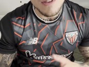 ⚠️SPANISH GAY football player, Cums With No Hands