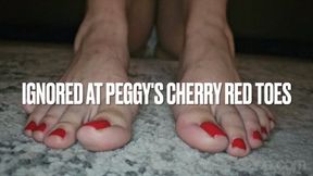 Ignored At Peggy's Cherry Red Toes