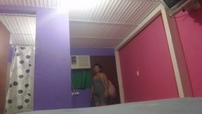 I masturbate my big pussy while thinking so much about my neighbor that I reach a rich orgasm