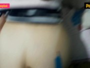 Gravei a namorada safada do meu amigo pagando boquete e dando de quatro