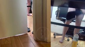 When Jules Works From Home and Can't Leave His Desk, He Has to Urinate in a Bottle