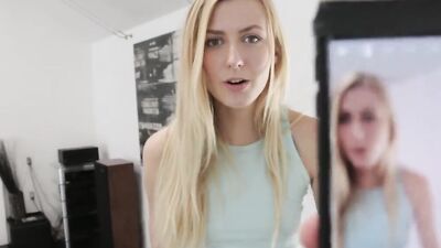 Bored little Step Sister Caught Masturbating - Alexa Grace
