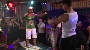 Excited Babes Have Fun at Club Party Before Getting Bonked Doggy Style