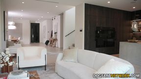Slutty Blonde Squatter Analy Rammed By Married BBC - Emma Rosie - Dogfart