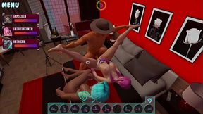 threesome Costume Party