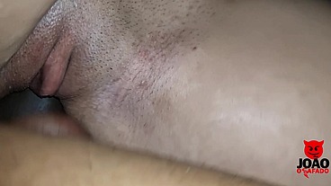 Loira safada acordando o macho para fuder e pediu leite na buceta - Thai Camargo - Joao O Safado
