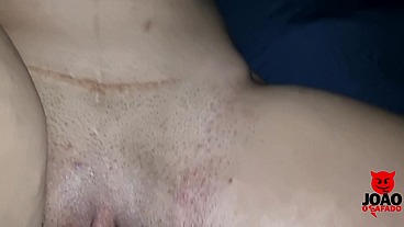 Loira safada acordando o macho para fuder e pediu leite na buceta - Thai Camargo - Joao O Safado