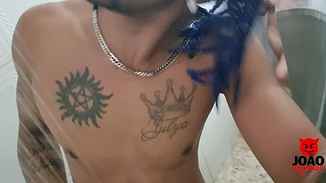 Loira safada acordando o macho para fuder e pediu leite na buceta - Thai Camargo - Joao O Safado