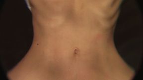 Closeup Oiling Belly Button & Play