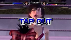 Reiko Ryona bearhug loop Rumble Roses XX pt1