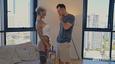 Tattooed MILF Begged Me To Pound Her Both Holes. Just Good Sex with Stefani Marz - FULL VIDEO