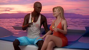Curvy Wife Mia Cheating her Hubby with 2 Massive BBC (3D Anime)