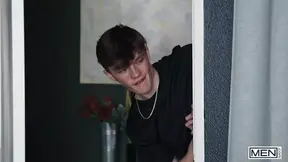 MEN - Sam Holister And Jake Preston Hook Up Quietly While Sam's Boyfriend In The Next Room