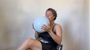 having fun with balloons aV