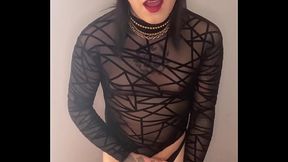 Update #235 (June 22, 2022) Oops, he got so hard he came out of his panties ?