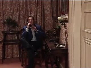 Cute Teen with Wild Hair Is Being Tutored