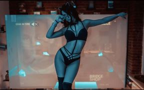 Sanktor - Skinny Tattooed Strip Dancer Is Teasing in the Hotel Room