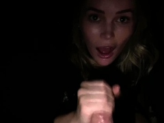 Sexy Teen Brunette Chick Handjobs POV