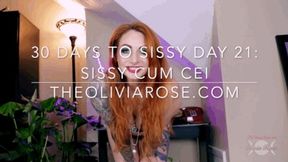 30 Days To Sissy Day 21: Sissy Cum CEI (WMV 1080p)