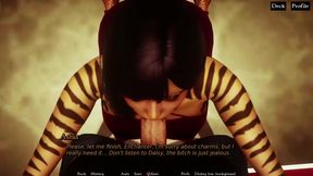 Furrhouse Chapter 16 Part 1 - Ball Draining Deepthroat by Monster Girl (no Voiceover)