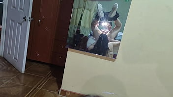 I find my step-cousin alone at home