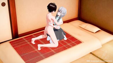 Passionate sex until she gets piledriven raw and soaked deep