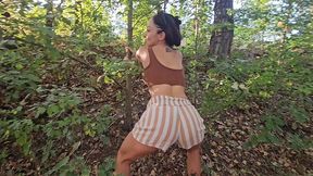 onlymaya - i give a blowjob to a cyclist i met in the woods