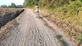 onlymaya - i give a blowjob to a cyclist i met in the woods
