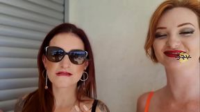 Girls Lingerie Holiday PUBLIC FLASHING