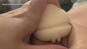 Chubby Milf Madeline Fucks mini flashlight with Clit 2019