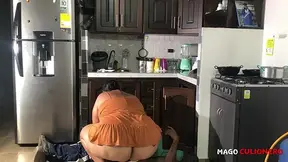 Hot Latina takes a huge dick and gets paid with a pounding