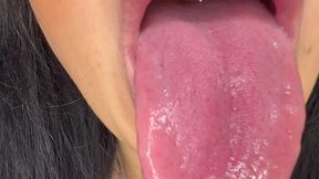 Giantess Will You in Spit and Show You Her Uvula