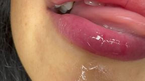 Giantess Will You in Spit and Show You Her Uvula